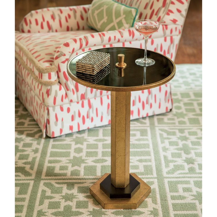 Port 68 Madcap Cottage Glass Pedestal End Table Wayfair.ca